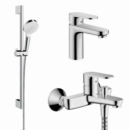 Набір змішувачів для ванни Hansgrohe Vernis Blend, раковина 100 (71551000+71440000+26533400)